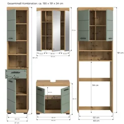 Salle de bains combinée SEWULA