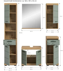 Salle de bains combinée SEWULA