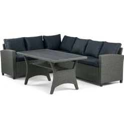 Salon de jardin avec banquette d'angle RIBE