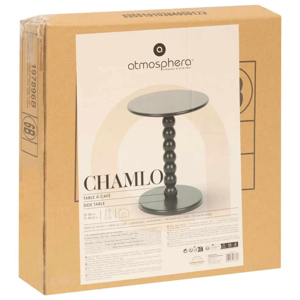 Table d'appoint ronde CHAMLO