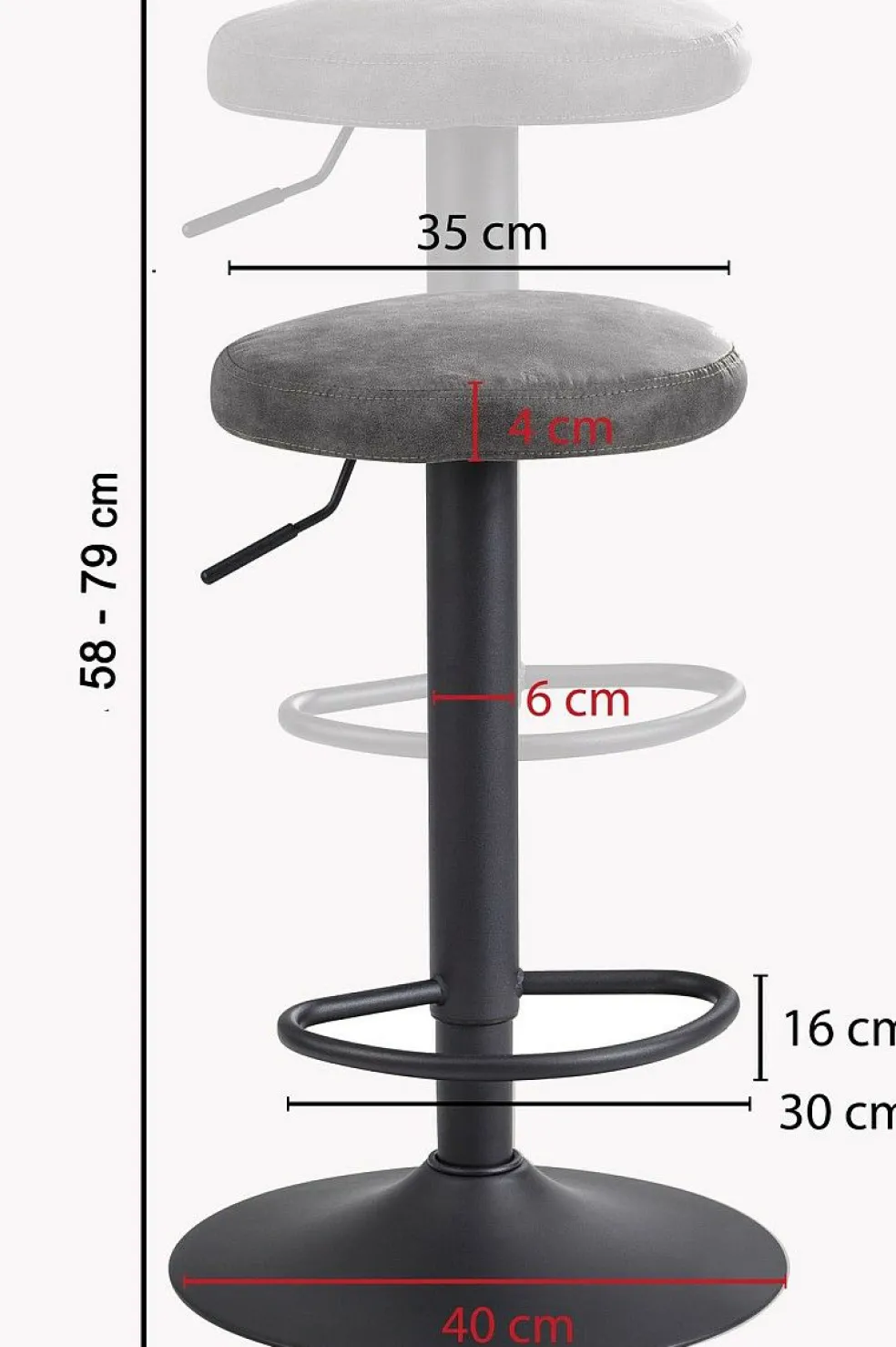Tabouret de bar KAMPHAENG PHET