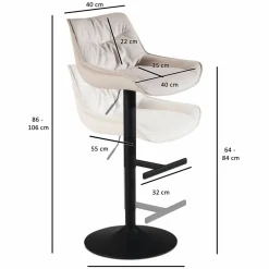 Tabouret de bar WOHNLING