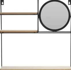 Étagère murale avec miroir
