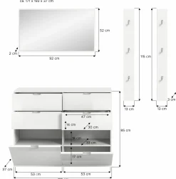 Vestiaire combiné 4 éléments BODITE