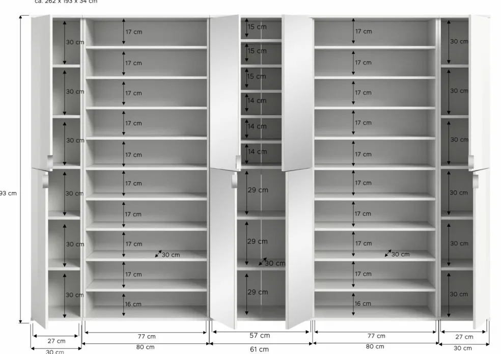 Vestiaire combiné 5 éléments BODITE