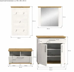 Vestiaire combiné 4 éléments ADIGRAT