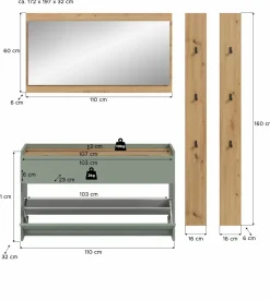 Vestiaire combiné 4 éléments DRIVE