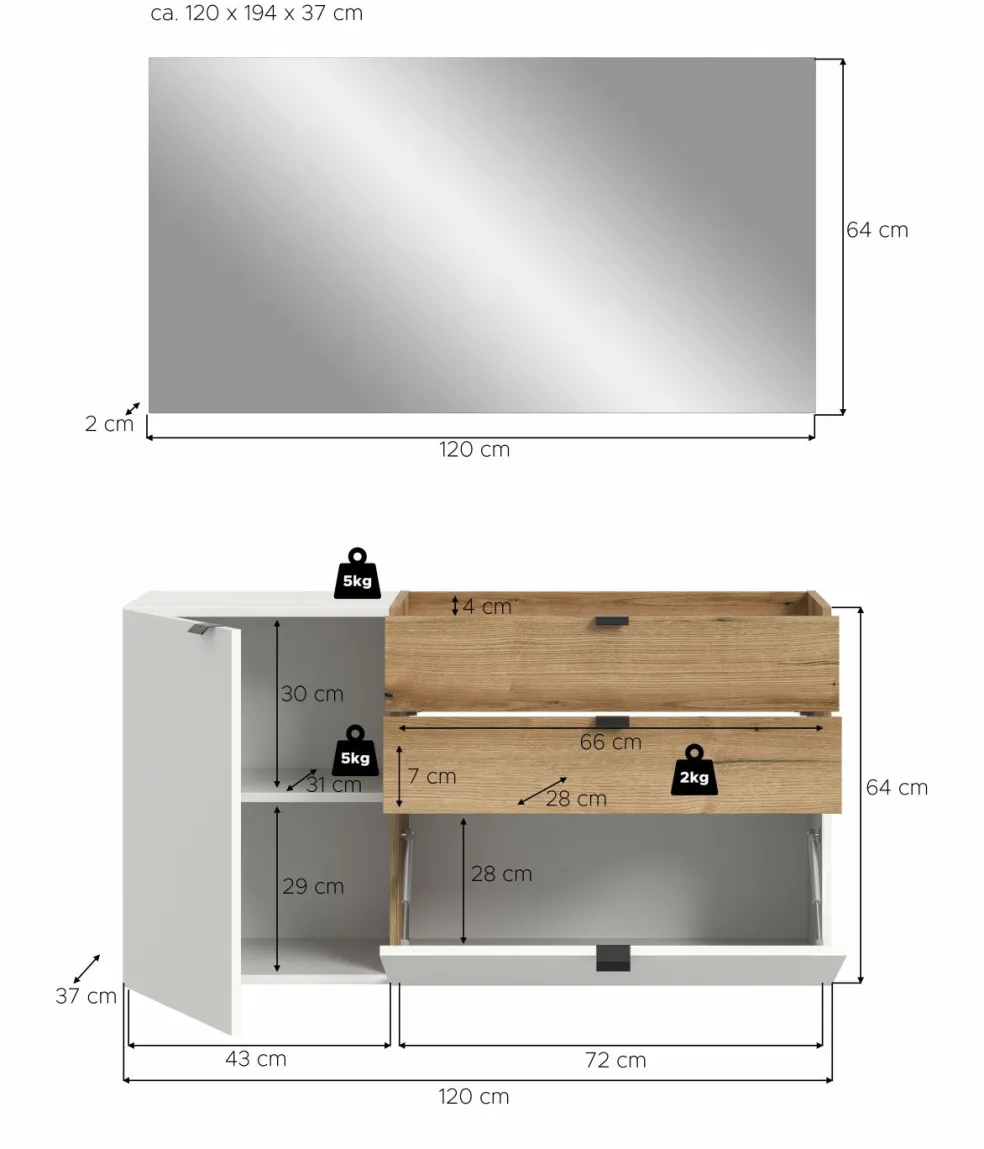 Vestiaire combiné 2 éléments NARO