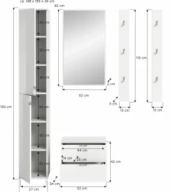 Vestiaire combiné 5 éléments BODITE