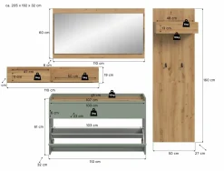 Vestiaire combiné 4 éléments DRIVE