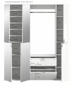Vestiaire combiné 5 éléments BODITE