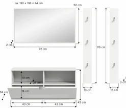 Vestiaire combiné 4 éléments BODITE