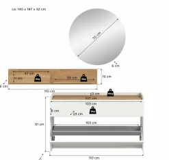 Vestiaire combiné 3 éléments DRIVE