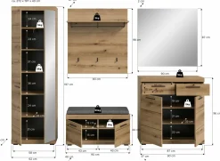 Vestiaire combiné 6 éléments SEWULA