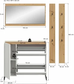 Vestiaire combiné 4 éléments DRIVE