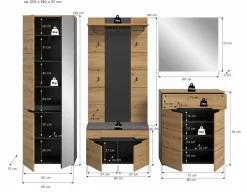 Vestiaire combiné 6 éléments GOBA