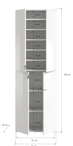 Vestiaire combiné 6 éléments BODITE