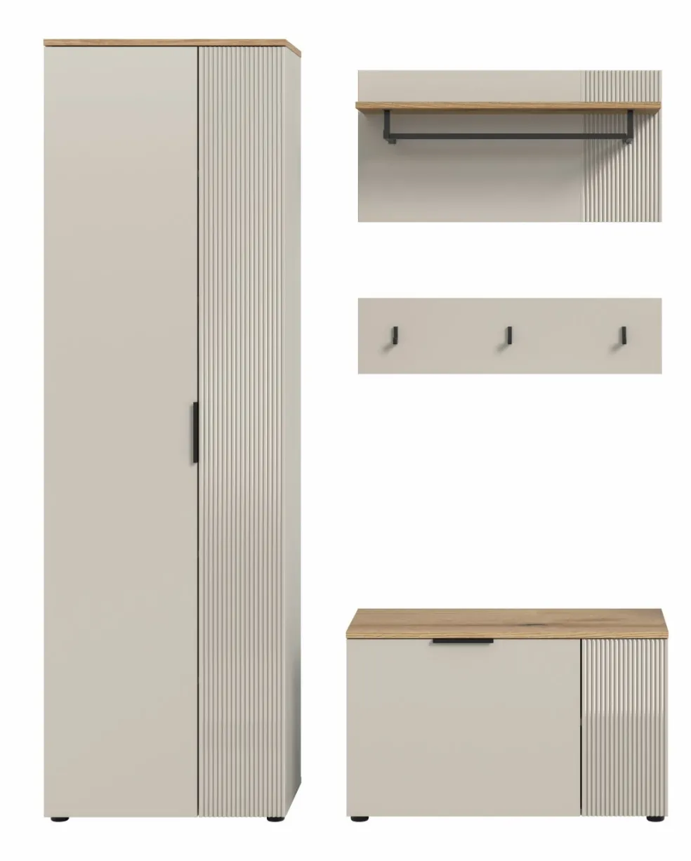 Vestiaire combiné 4 éléments SLIDE