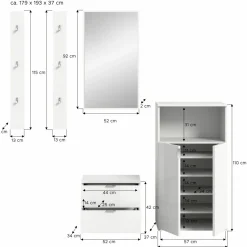 Vestiaire combiné 5 éléments BODITE