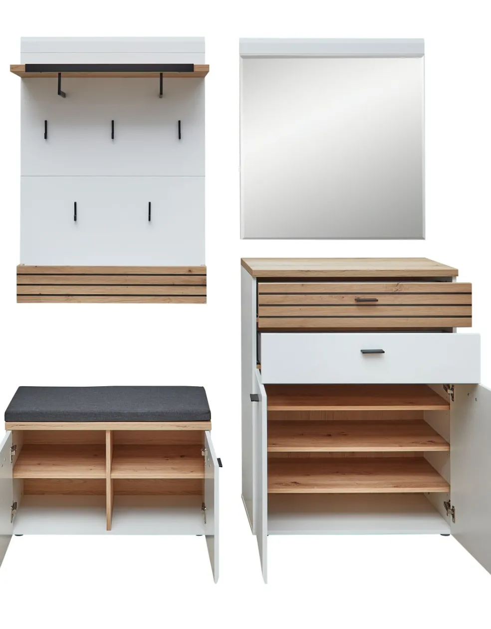 Vestiaire combiné 4 éléments ASMARA