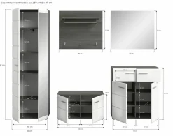 Vestiaire combiné 5 éléments FICHE