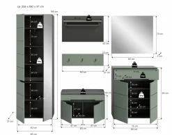 Vestiaire combiné GOBA