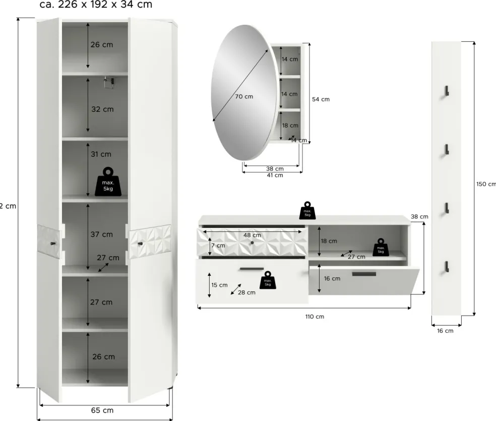 Vestiaire combiné ZIWAY