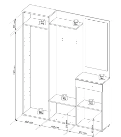 Vestiaire compact JENS