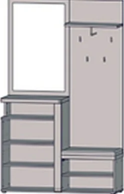 Vestiaire compact TULUZA